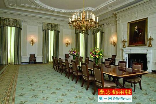 白宫国宴厅翻新首宴招待习近平 米歇尔主持装修