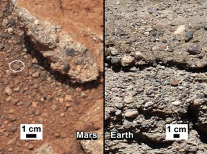 火星曾存在河流5亿年 鹅卵石提供新证据(图)