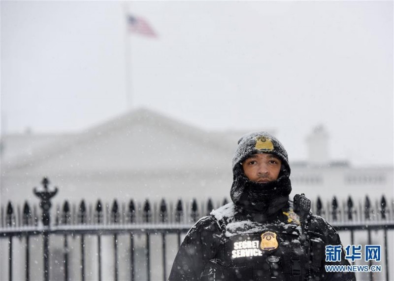 暴风雪袭击美国华盛顿 积雪可达60厘米(高清组图)