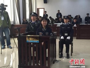 女子利用天津港爆炸诈骗10万元受审 照片曝光(图)