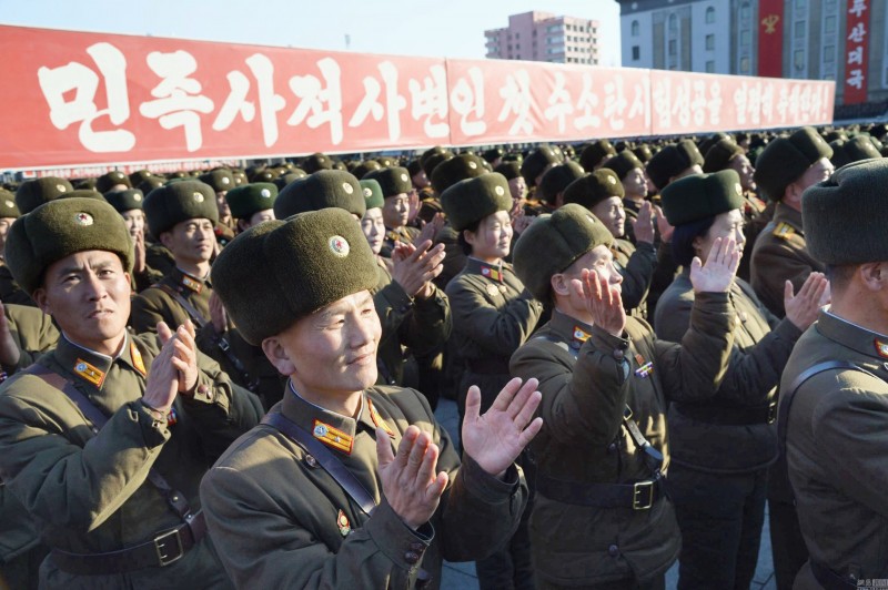 金正恩生日当天 朝鲜军民庆祝氢弹试验成功(组图)