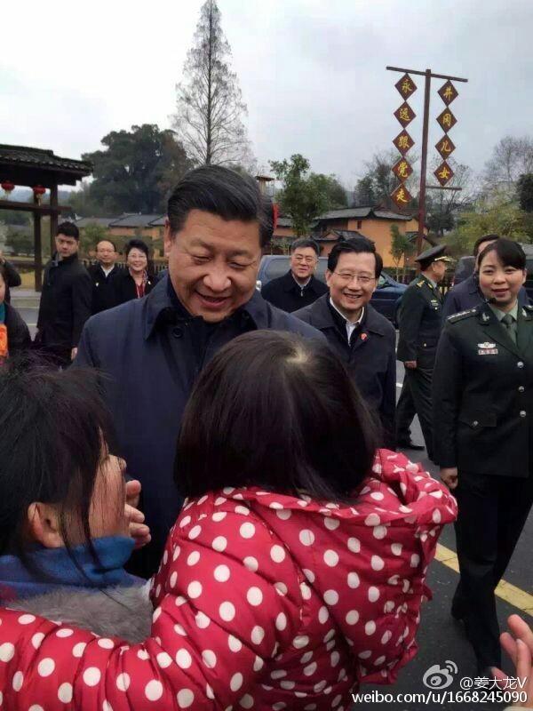 习近平春节前夕来到井冈山看望当地群众(多图)