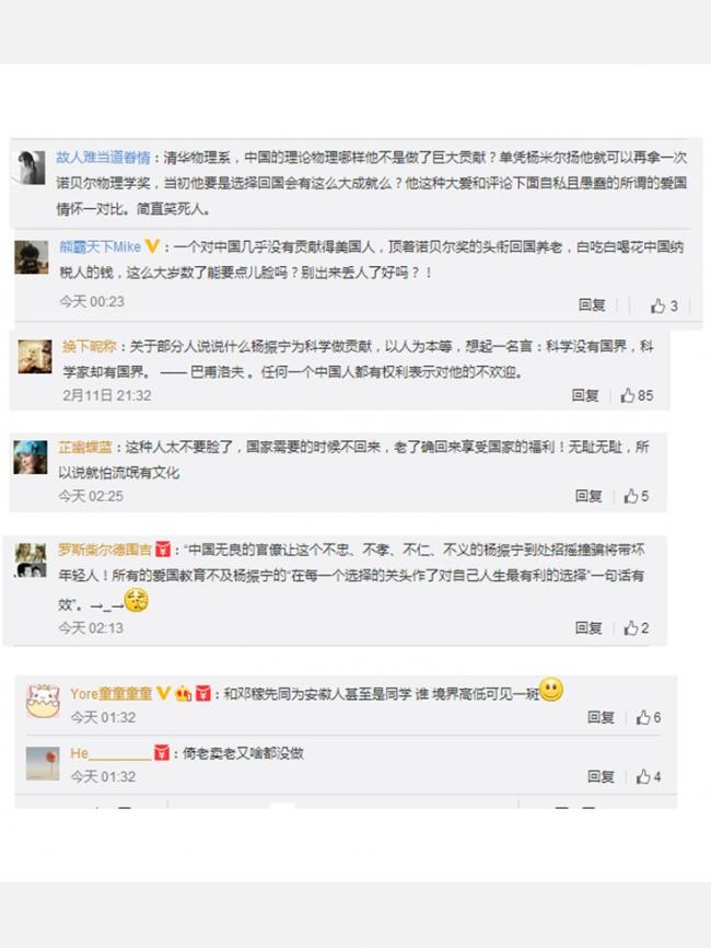 杨振宁与翁帆逛庙会  惨遭网友辱骂(图)