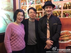 黄晓明现身香港，疑似回baby家拜年(图)