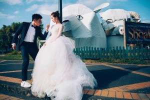 四爷壕!刘诗诗婚礼穿300万婚纱 戴1200万婚戒(图)