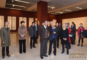 李瑞环李岚清吴邦国贾庆林到国博参观书法展(图)