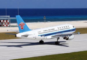 美：近日有空客A319等进出永暑礁 或为高官座机