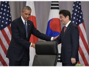 意外 安倍奥巴马G7首脑会谈提前举行(图)