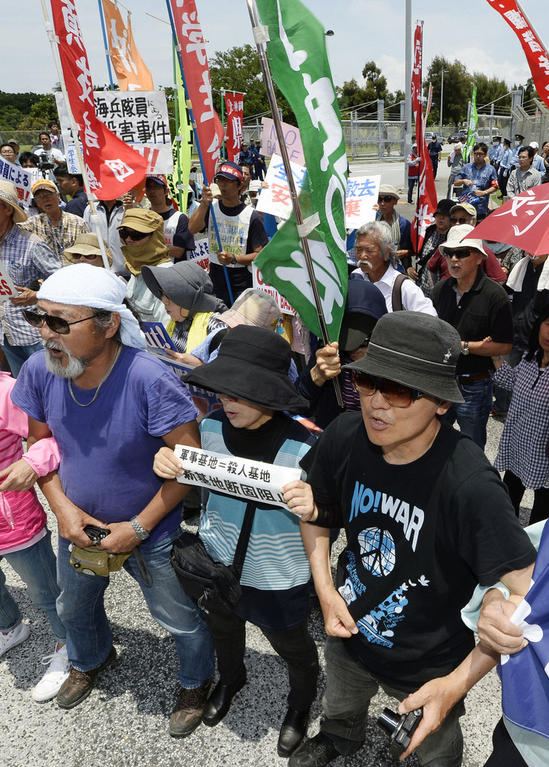 冲绳奸杀案点燃反美情绪  奥巴马今晚提前见安倍