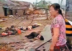 冰雹雷雨龙卷风之后 江苏惨如灾难片(组图)