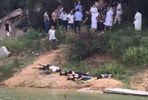 广东揭阳6名学生高考后玩水 3男1女溺亡 (组图)