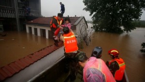 中国南方多地连日暴雨 突破历史极值(图)