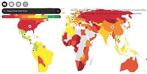 全球快乐国家排名 中国第72美国108(图)