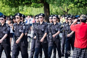 G20峰会西湖实行封闭管理 高颜值美女巡逻队出动