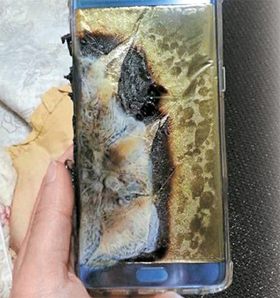 Galaxy Note7电池爆炸事故频发 三星或召回新机