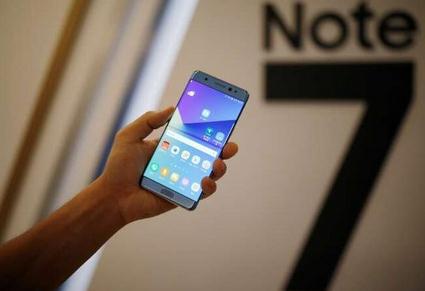 飞机上禁用Note7 三星两天市值蒸发1269亿元(图)