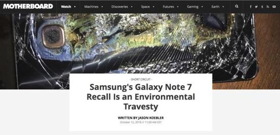 担心翻新机流入市场?三星要销毁所有Note 7(图)