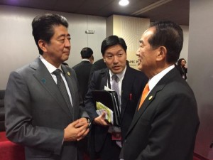 会安倍晋三 宋楚瑜：老子没答应任何事！