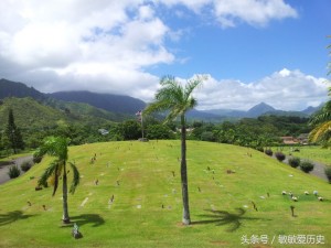 实拍夏威夷张学良墓地：入口正对日本神殿(组图)