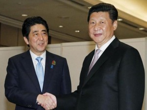 应日方请求，习近平APEC期间同安倍简短交谈(图)