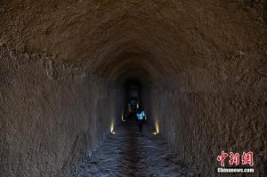 北魏宣武帝"景陵"墓室地宫内景曝光 阴冷恐怖(图)