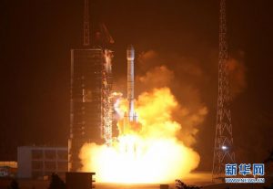 中国最先进气象卫星发射成功 可预警闪电 (组图)