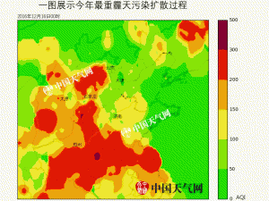 红得发紫!上帝视角俯瞰中国今年最重灰霾天(动图)