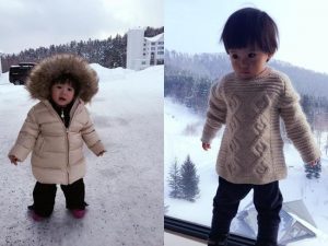 贾静雯调侃女儿雪地发脾气：这是要准备变身吗？