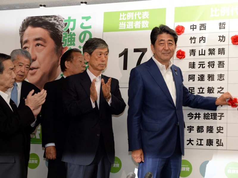 安倍讲话 竟然出现事关国政重大错误(图)