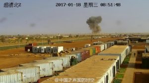 马里MOC营区受袭 中国工兵营区监控拍下爆炸瞬间