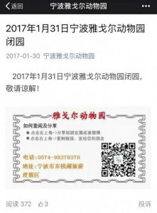 宁波老虎咬人动物园将闭园两日 当地开展大检查