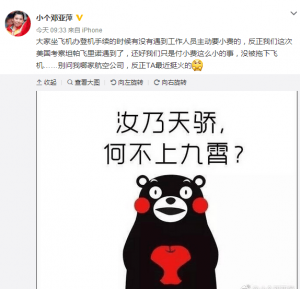 邓亚萍也微博吐槽!美联航没被拖下飞机但被索小费