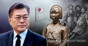 安倍敦促履行慰安妇协议 文在寅:不接受(图)