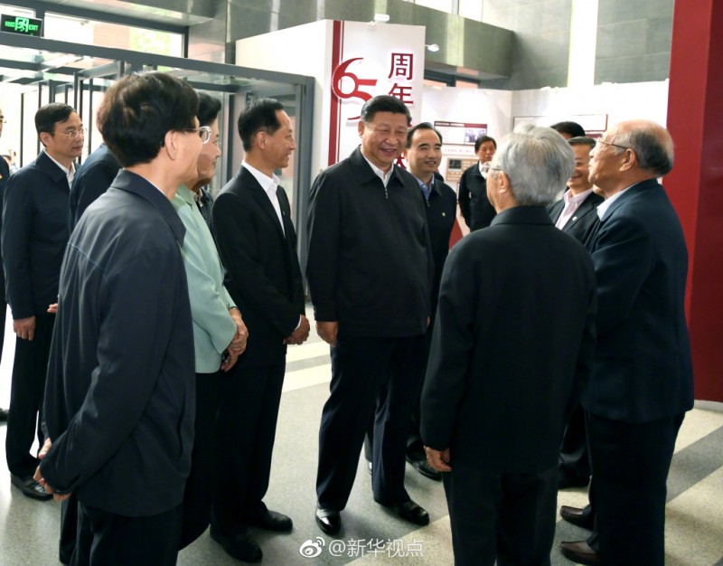 青年节前，习近平考察中国政法大学 (组图)