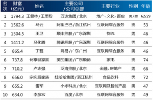 王健林：王思聪不是我培养的 儿媳标准我说了不算