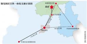 雄安新区规划方案月底完成 高铁到北京只需41分钟